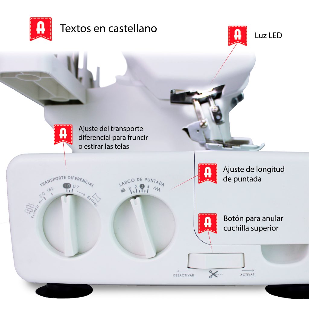 OVERLOCK ALFA 8708 - Imagen 6