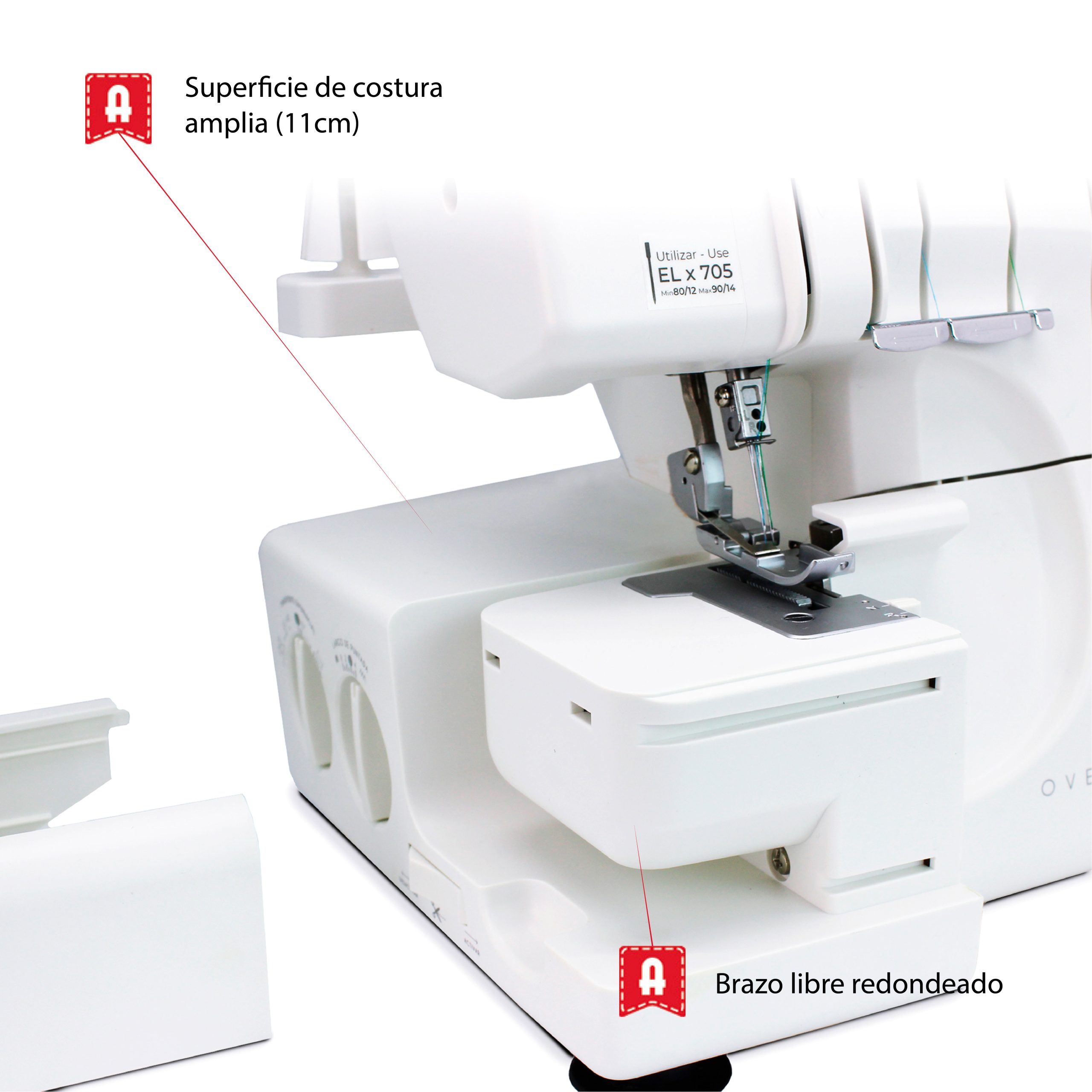 OVERLOCK ALFA 8707 - Imagen 4