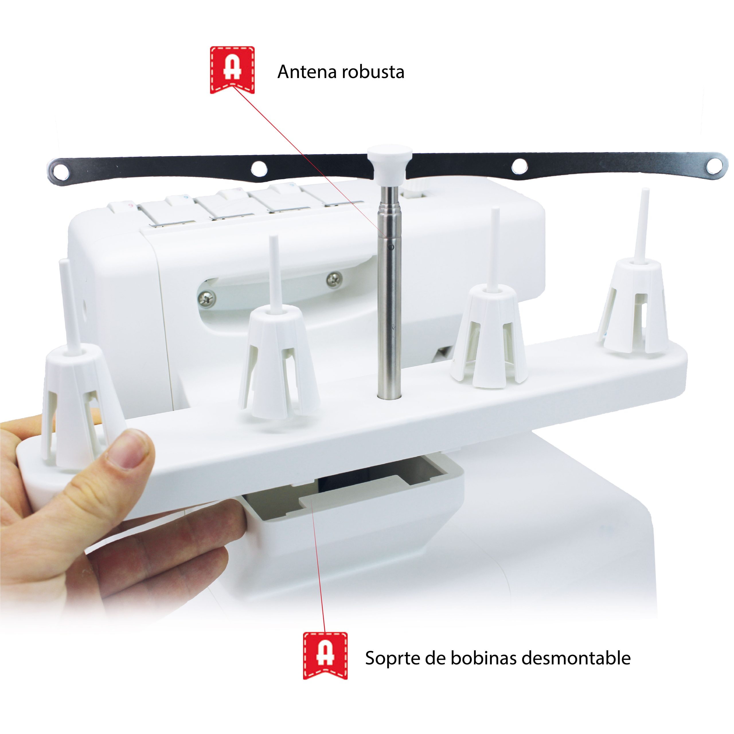 OVERLOCK ALFA 8707 - Imagen 5